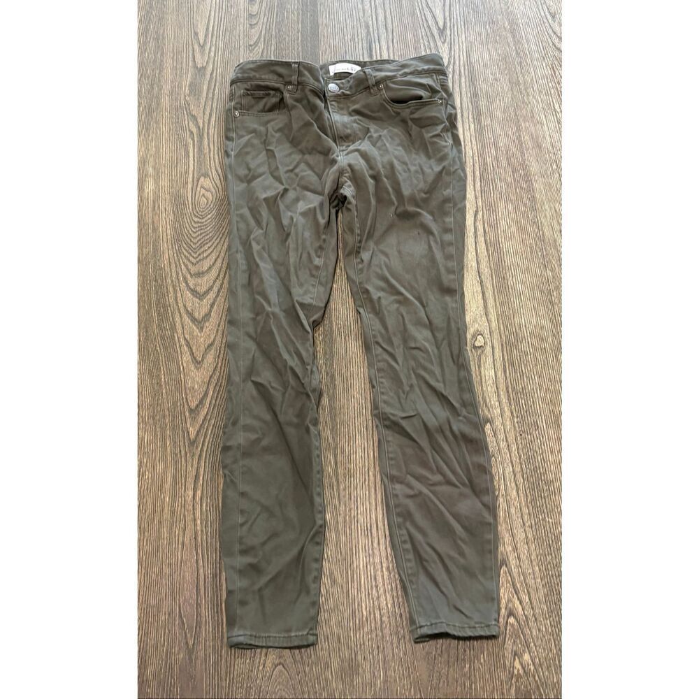 Ann Taylor LOFT Utility Skinny Ankle Pants Mid Rise Marisa Fit Green Size 29/8